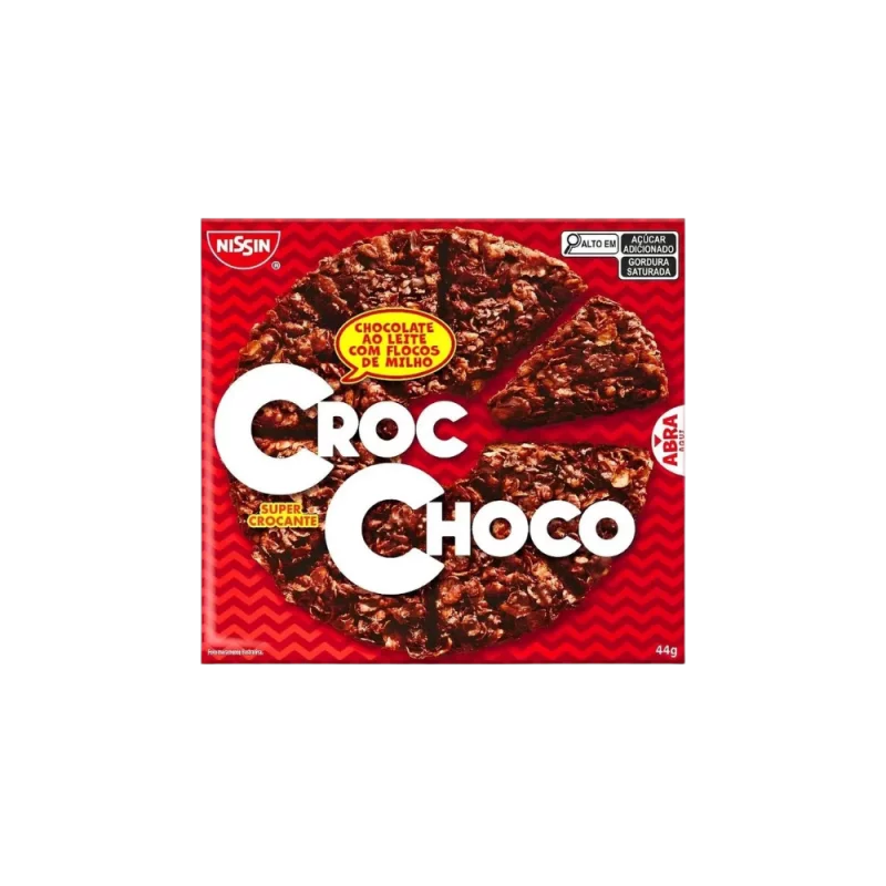Bisc Croc Choco Nissin Cx 44G Ao Leit