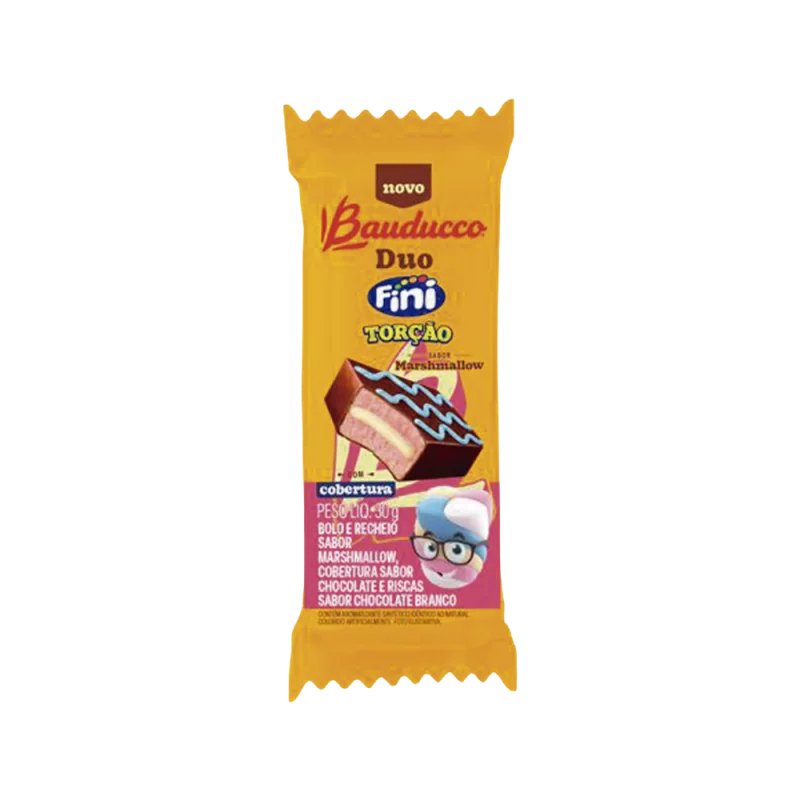 Bolo Recheado Bauducco 30G Marshmallow