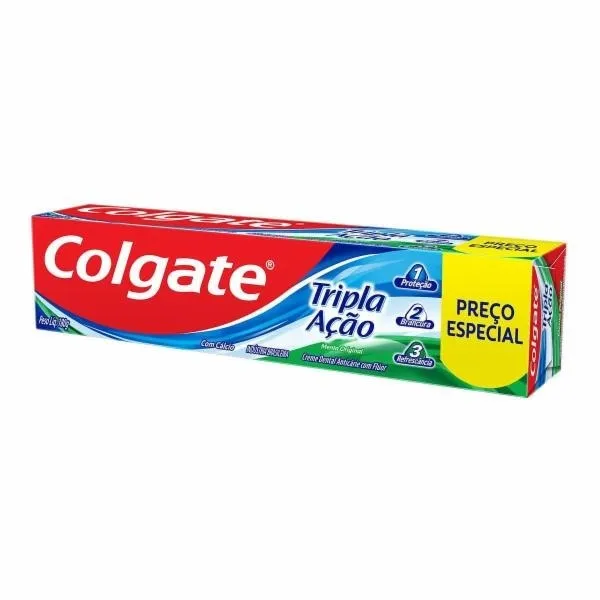 Creme Dental Colgate Tripla Acao Menta Original 180g Preco Especial