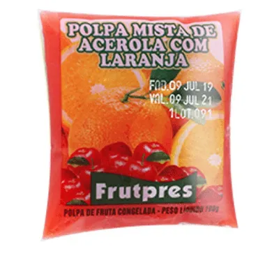 Polpa de Acerola com Laranja Frutpres 100g