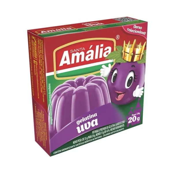 Gelatina Santa Amalia Uva 20g