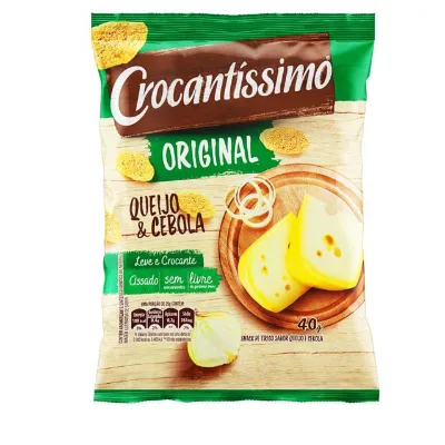 Snack de Trigo Crocantissimo Queijo e Cebola 40g