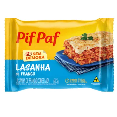 Lasanha Pif Paf Frango 600g