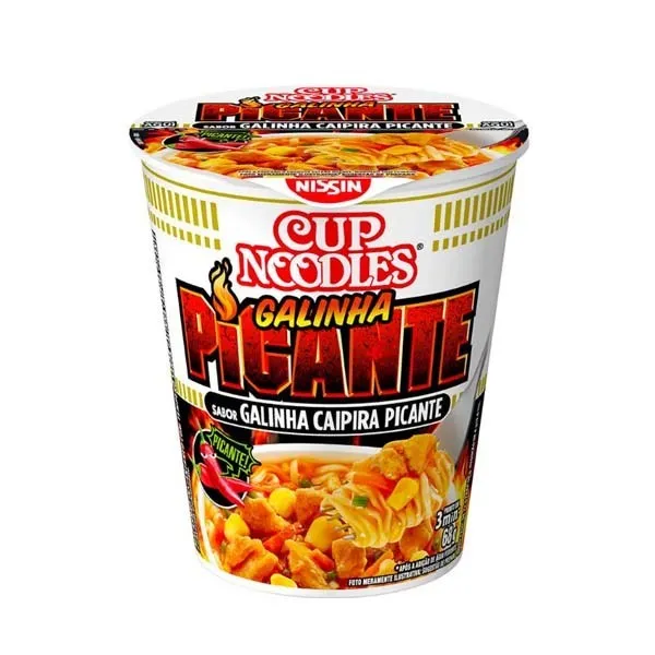 Macarrao Nissin Cup Noodles Galinha Picante 68g