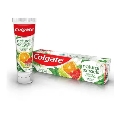 Creme Dental Colgate Natural Extracts Defesa Reforcada Citrus e Eucalipto 90g