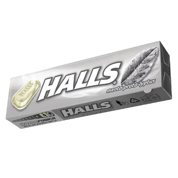 Bala Halls Menta Prata 28g