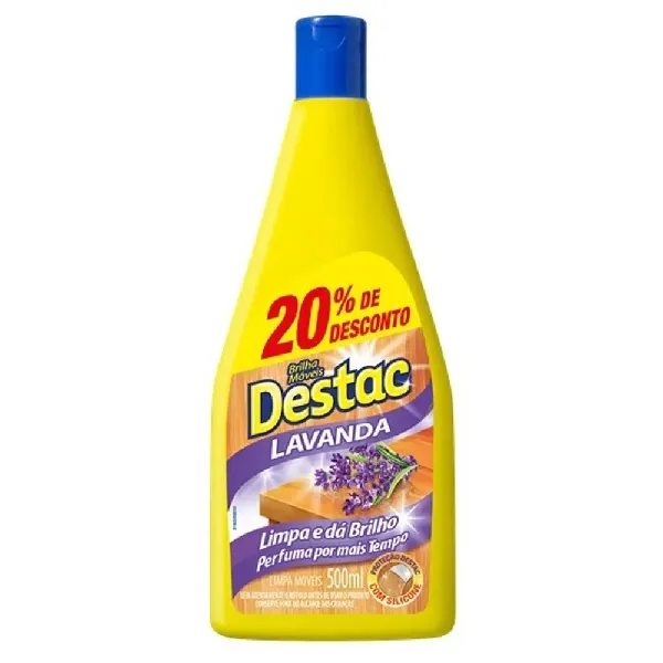 Lustra Moveis Destac Lavanda 500ml 20% Desconto