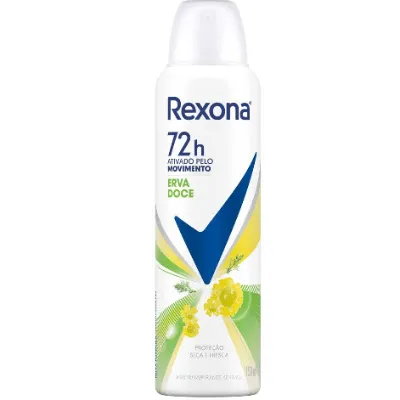 Desodorante Rexona Aerosol Feminino Erva Doce 150ml