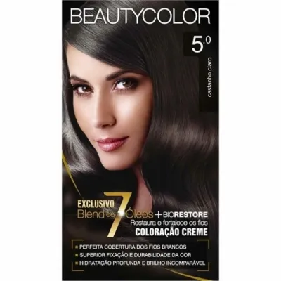 Tintura Beauty Color Castanho Claro Kit Nª5.0
