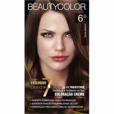 Tintura Beauty Color Louro Escuro Kit Nª6.0