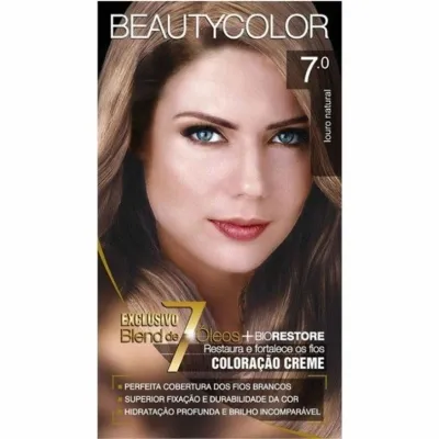 Tintura Beauty Color Louro Natural Kit Nª7.0