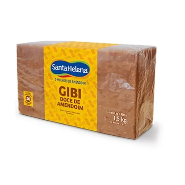 Doce de Amendoim Santa Helena Gibi 1,5kg
