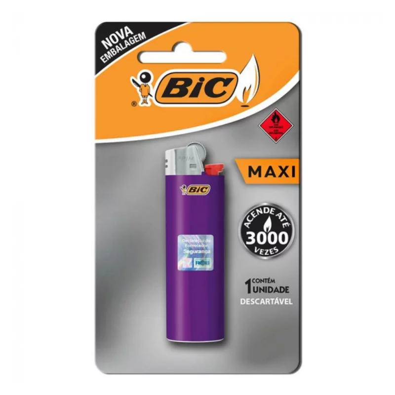 Isqueiro Bic Maxi Sm