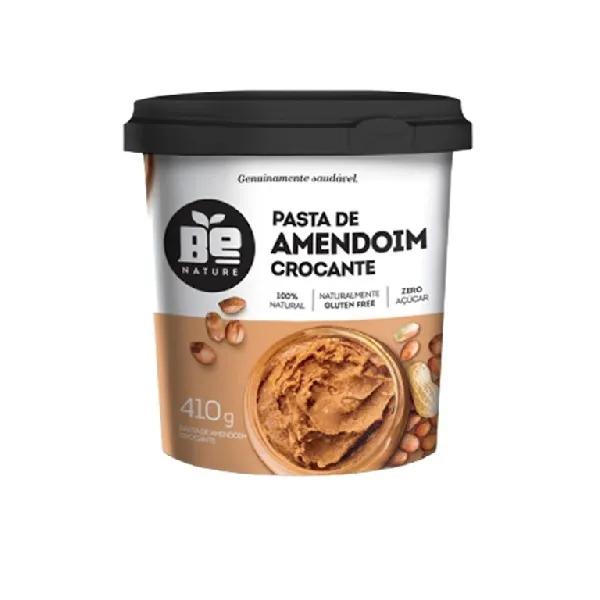 Pasta Be Nature de Amendoim Crocante 410g