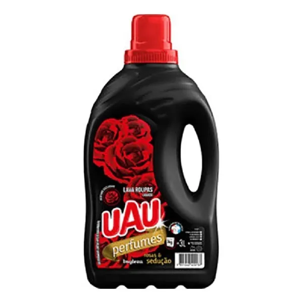 Lava Roupas Uau Liquido Rosas e Seducao 3l