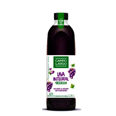 Suco Campo Largo Uva Integral 1350ml
