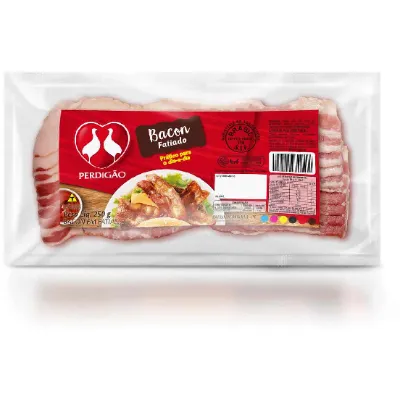 Bacon Perdigao Defumado Fatiado 250g