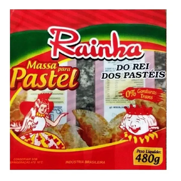 Massa para Pastel Rainha Redonda Grande 480g