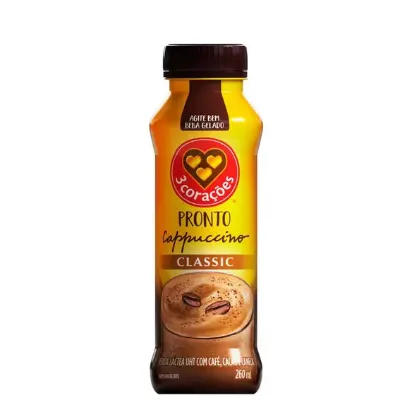 Cappuccino Tres Coracoes Classic 260ml