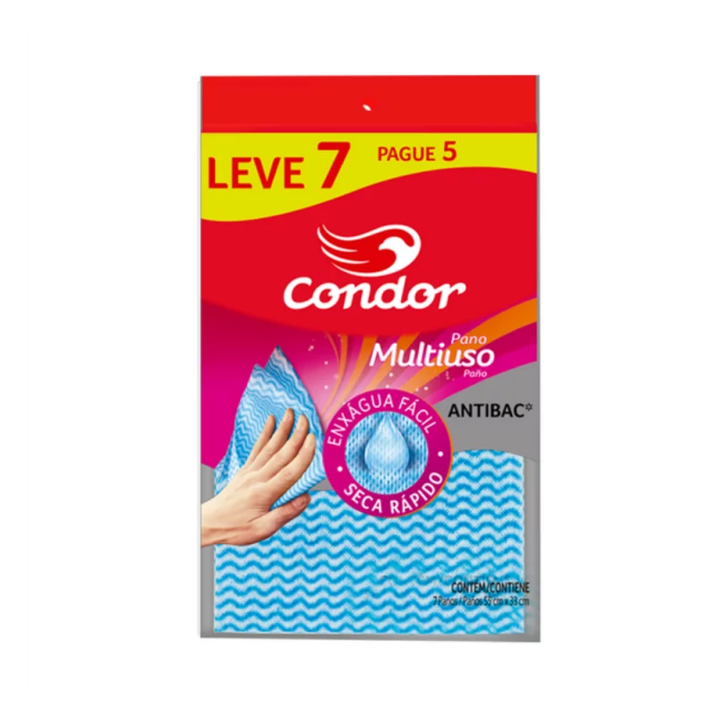Pano Condor Multiuso Leve 7 Pague 5 Un