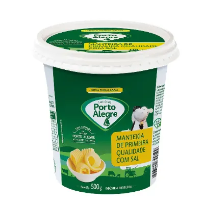 Manteiga Porto Alegre com Sal 500g