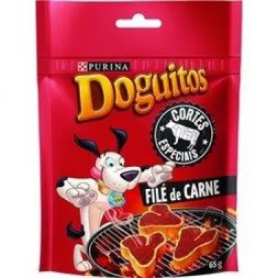 Petisco Purina Doguitos Carne 65g