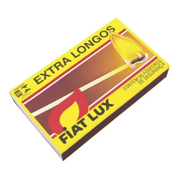 Fosforo Fiat Lux Extra Longo com 50un