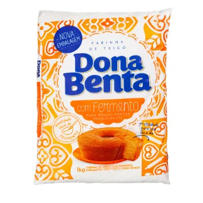 Farinha de Trigo Dona Benta com Fermento 1kg