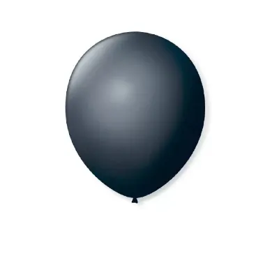 Balao Romana Festas Preto com 50un