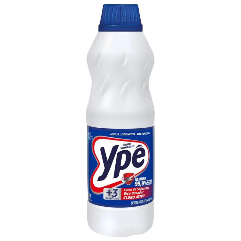 Agua Sanitaria Ype Cloro Ativo 1l