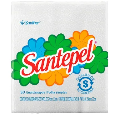 Guardanapo Santepel Pct 50Un 24X22Cm