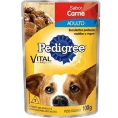Racao Pedigree Pedacos Sache Carne Ao Molho 100g