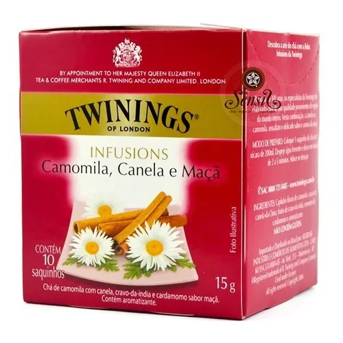 Cha Twinings Camonila/canela/maca 15g