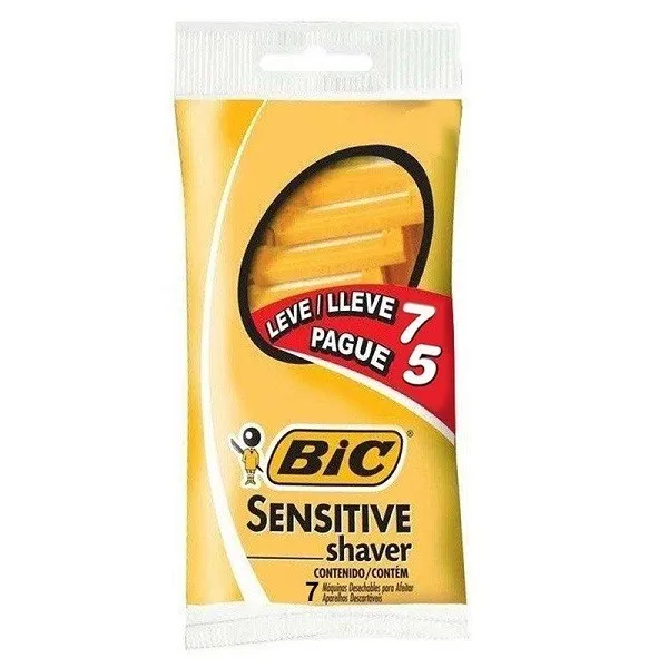 Aparelho de Barbear Bic Sensitive Shaver Leve 7un Pague 5un