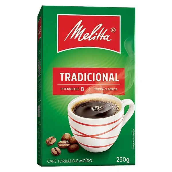Cafe Melitta Tradicional Torrado e Moido 250g