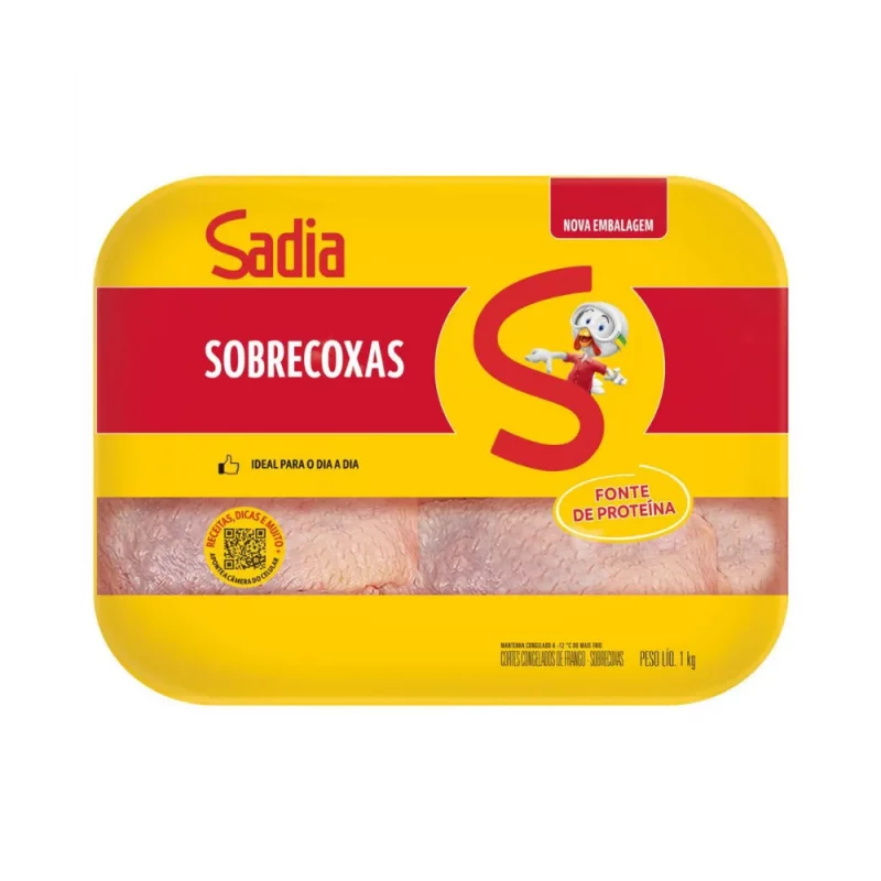 Sobrecoxa Frango Sadia Bandeja 1kg