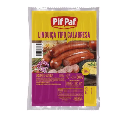 Linguica Calabresa Pif Paf 500g
