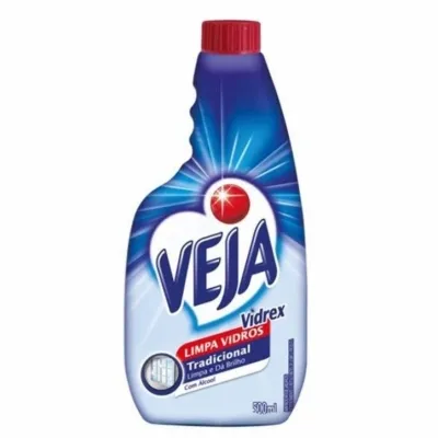 Limpador Vidros Veja Vidrex Regarga 500ml