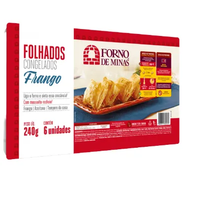 Folhado Forno de Minas Frango 240g