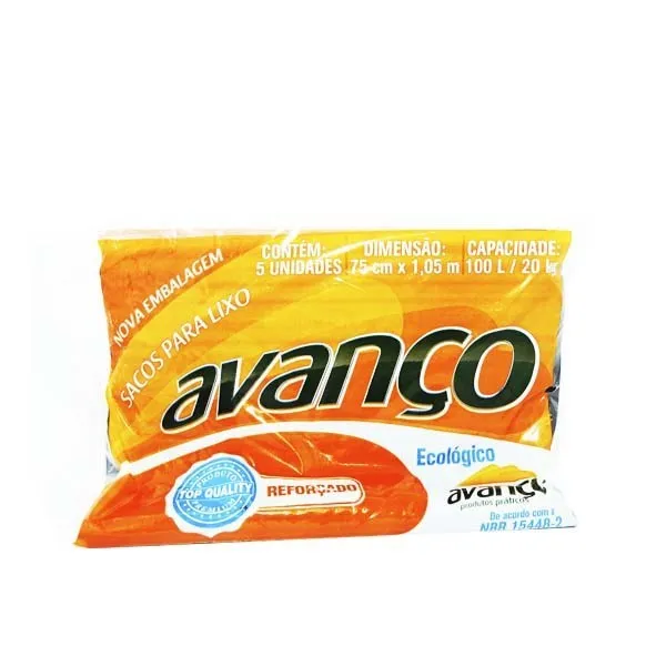 Saco Lixo Avanco 100lt com 05un