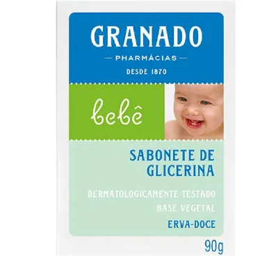 Sabonete Granado Bebe Glicerina Erva Doce 90g