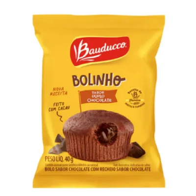 Bolinho Bauducco Gulosos Duplo Chocolate 40g