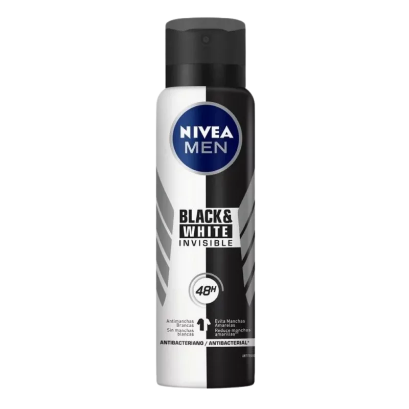 Desodorante Nivea Aerosol For Men Black White 150ml
