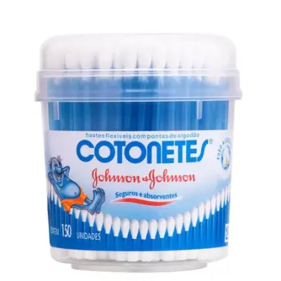 Cotonetes Johnsons Pote com 150un