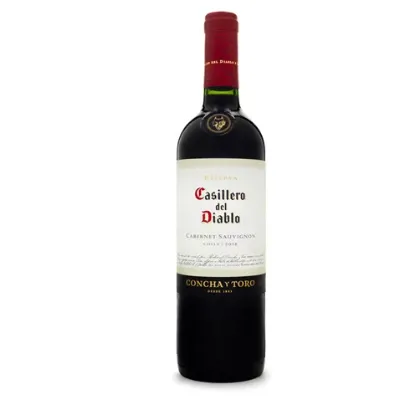 Vinho Chileno Casillero Del Diablo Cabernet Sauvignon Tinto Seco 750 Ml