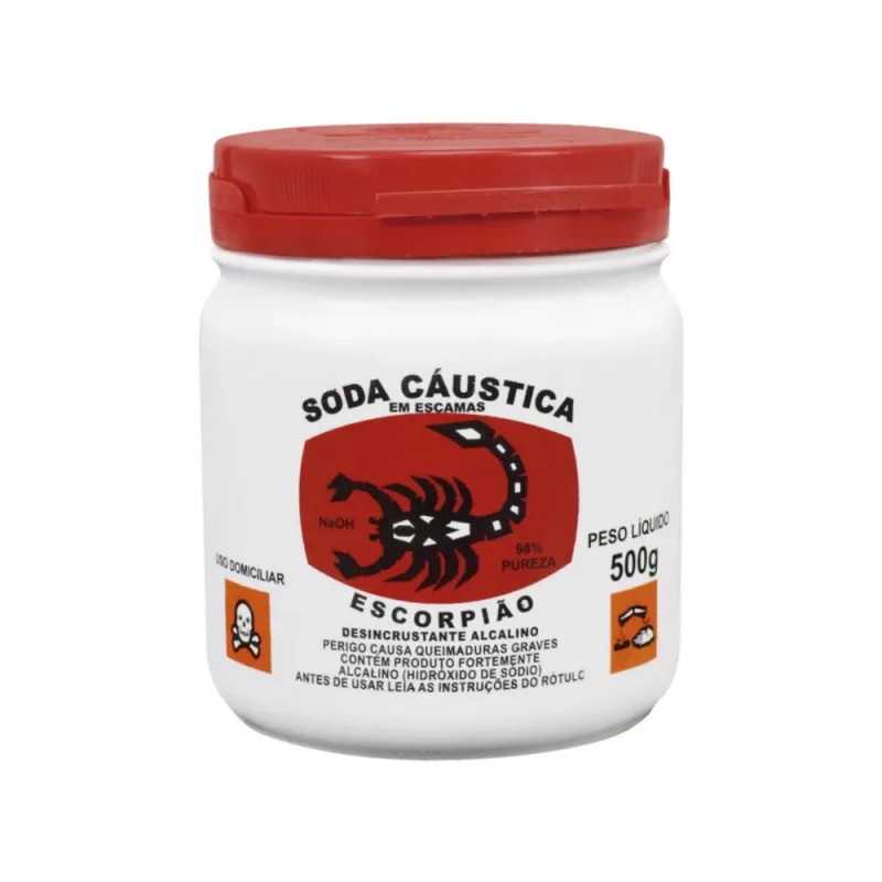 Soda Caustica Escorpiao 500g
