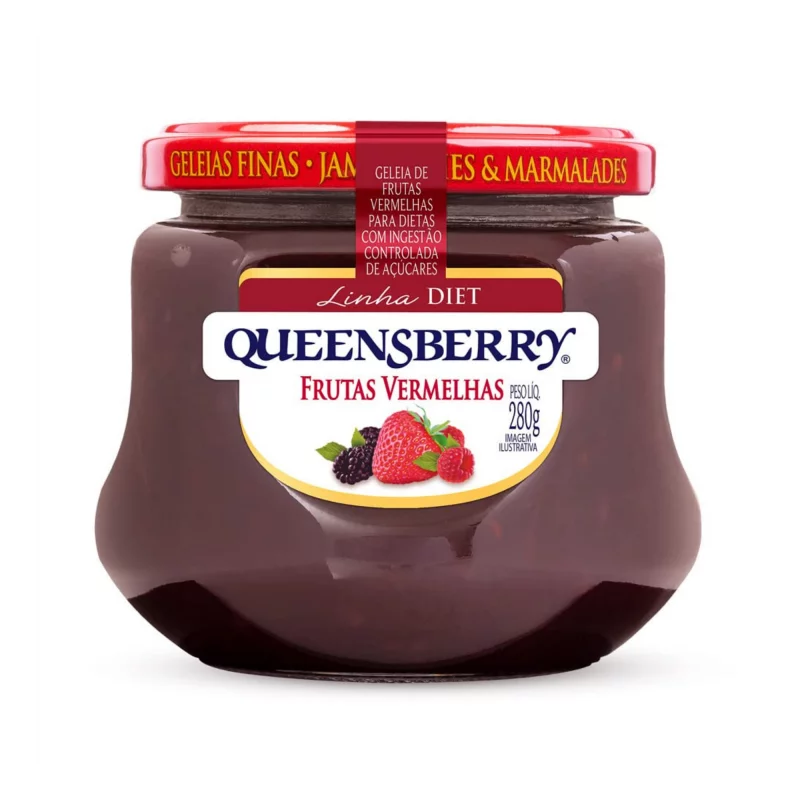Geleia Queensberry Diet Frutas Vermelhas 280g