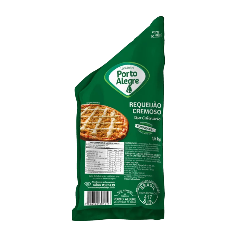 Requeijao Porto Alegre Bisnaga 400g