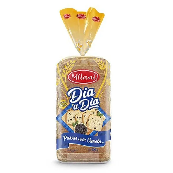 Pao de Forma Lider Passas com Canela 380g