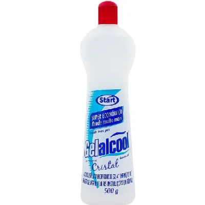 Alcool Gelalcool em Gel Cristal 470g